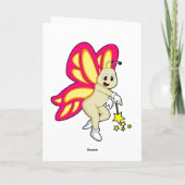 魔法使いの蝶 魔法の杖を持って カード (裏面)