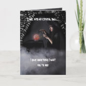 魔法使いの誕生日の願い カード (正面)