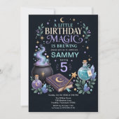 魔法使いの誕生日パーティー 招待状 (正面)