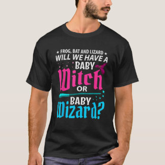 魔法使いの赤ちゃんの性別発表パーティーグッズ Tシャツ
