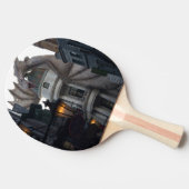 魔法使いの銀行を保護する火の呼吸のドラゴン 卓球ラケット (横)