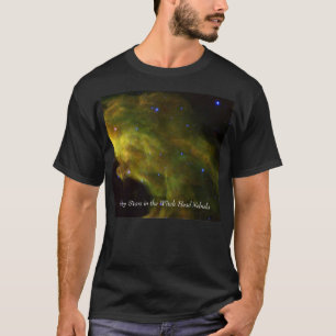 魔法使いの頭部の星雲のベビーの星 Tシャツ