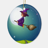 魔法使いの飛行 セラミックオーナメント (左)