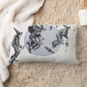 魔法使いの飛行 ランバークッション (ブランケット)