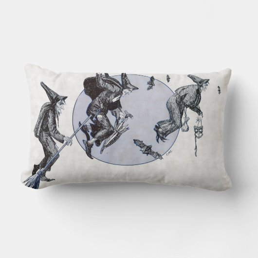 魔法使いの飛行 ランバークッション (正面)