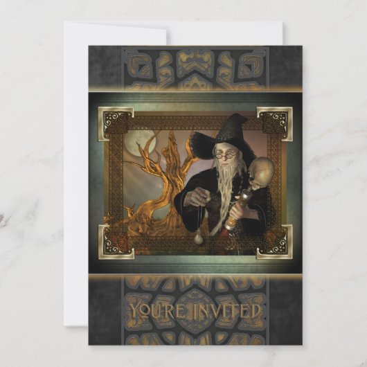 魔法使いの魔法の大きい招待状 招待状 (正面)