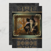 魔法使いの魔法の大きい招待状 招待状 (正面/裏面)