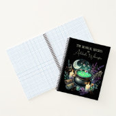 魔法使いの魔法鍋レシピ パーソナライズ ノートブック (内部)