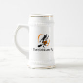 魔法使いを飲まないし、飛ばさないで下さい ビールジョッキ (左)