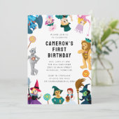 魔法使いオズキャラクター誕生日 招待状 (スタンド正面)