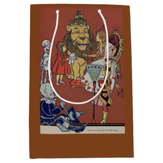 魔法使いオズ抱き枕 ミディアムペーパーバッグ (正面)