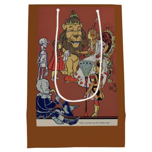 魔法使いオズ抱き枕 ミディアムペーパーバッグ (裏面)