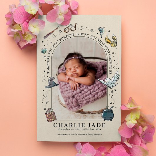 魔法使いハリー・ポッター誕生のお知らせ 招待状