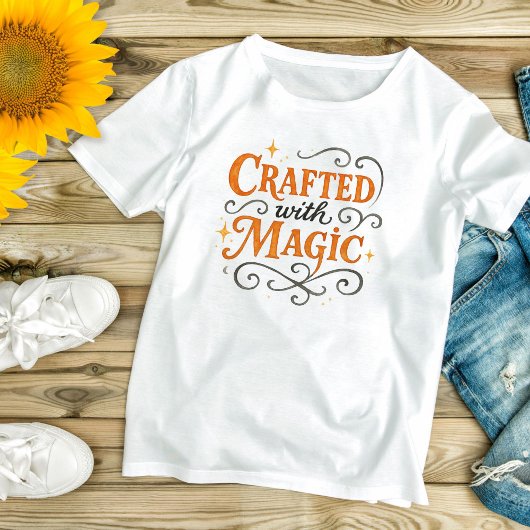 魔法使いハロウィンウィッチの魔法のクラフト Tシャツ