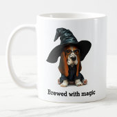 魔法使いバセットハウンドの犬 コーヒーマグカップ