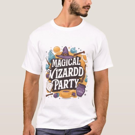 魔法使いパーティー Tシャツ (正面)