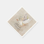 魔法使いフクロウの誕生日パーティー スタンダードカクテルナプキン (角)