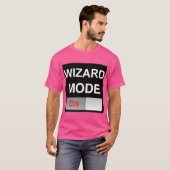 魔法使いモード: 暗い版-倍はTシャツ味方しました Tシャツ (正面フル)