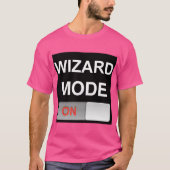 魔法使いモード: 暗い版-倍はTシャツ味方しました Tシャツ (正面)