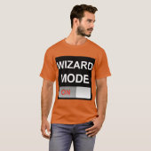 魔法使いモード: 暗い版-味方されたTシャツを選抜して下さい Tシャツ (正面フル)