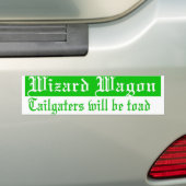 魔法使いワゴン バンパーステッカー (車上)
