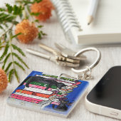 "魔法使い及び彼女のこうもり猫"のキーホルダー キーホルダー (正面右)