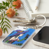 "魔法使い及び彼女のこうもり猫"のキーホルダー キーホルダー (正面右)