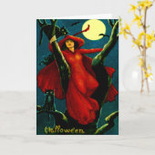 魔法使い及び黒猫 カード (黄色い花)