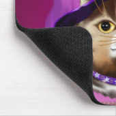 魔法使い猫の顔のmousepad マウスパッド (コーナー)