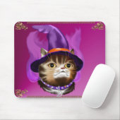 魔法使い猫の顔のmousepad マウスパッド (マウス)