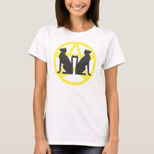 魔法使い猫長袖T Tシャツ