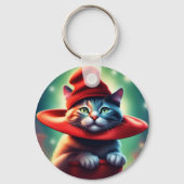 魔法使い猫 キーホルダー (裏面)