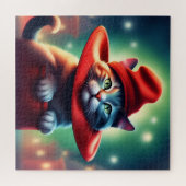 魔法使い猫 ジグソーパズル (横)