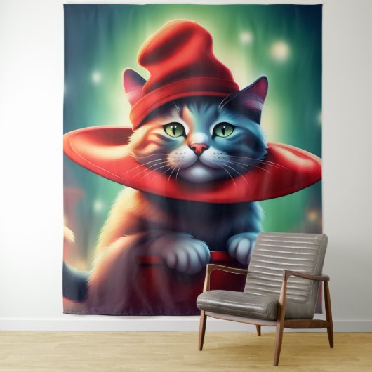 魔法使い猫 タペストリー (インサイチュ)