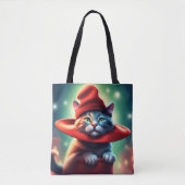 魔法使い猫 トートバッグ (正面)