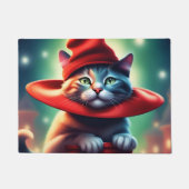 魔法使い猫 ドアマット (正面)