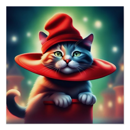 魔法使い猫 ポスター (正面)