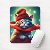 魔法使い猫 マウスパッド (マウス)