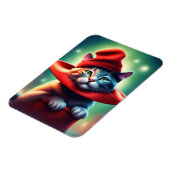魔法使い猫 マグネット (左側)