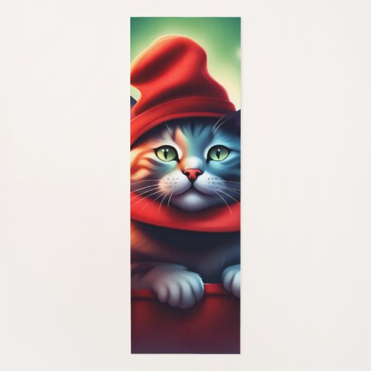 魔法使い猫 ヨガマット (正面)