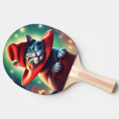 魔法使い猫 卓球ラケット (横)