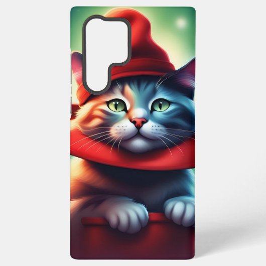 魔法使い猫 SAMSUNG GALAXYケース (裏面)