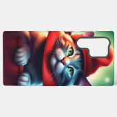 魔法使い猫 SAMSUNG GALAXYケース (裏面横)