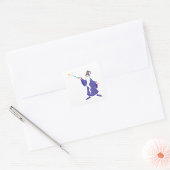 魔法使い魔法使い魔法スクエアのステッカー スクエアシール