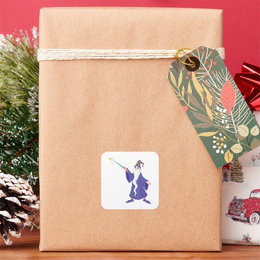 魔法使い魔法使い魔法スクエアのステッカー スクエアシール