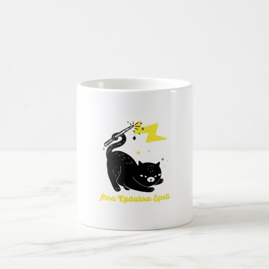 魔法使い黒猫 – Abra Kadabra Spell コーヒーマグカップ (中央)