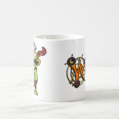 魔法使い101の落書きの海賊Gobbler コーヒーマグカップ (中央)