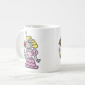 魔法使い101の落書きフランチェスカ コーヒーマグカップ (正面左)