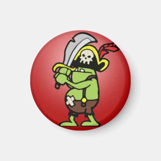 魔法使い101ドードル海賊ゴブラー マグネット (正面)