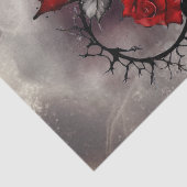 魔法使い | ソニーレッドローズ付きゴシック様式のペンタグラム 薄葉紙 (詳細)